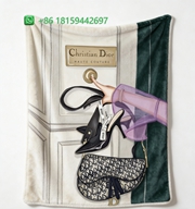 Dior Throw Blankets